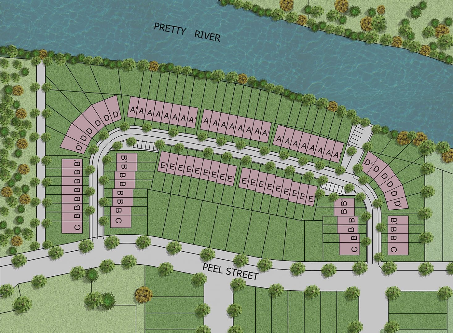 Collingwood Townhomes - Harmony Living Sitemap